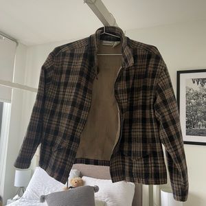 Plaid brown jacket